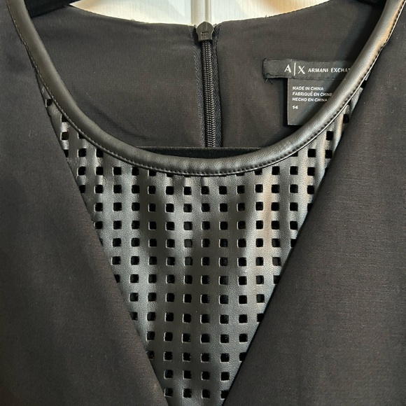 Armani Exchange Little Black Dress - Size 14 - Picture 4 of 8